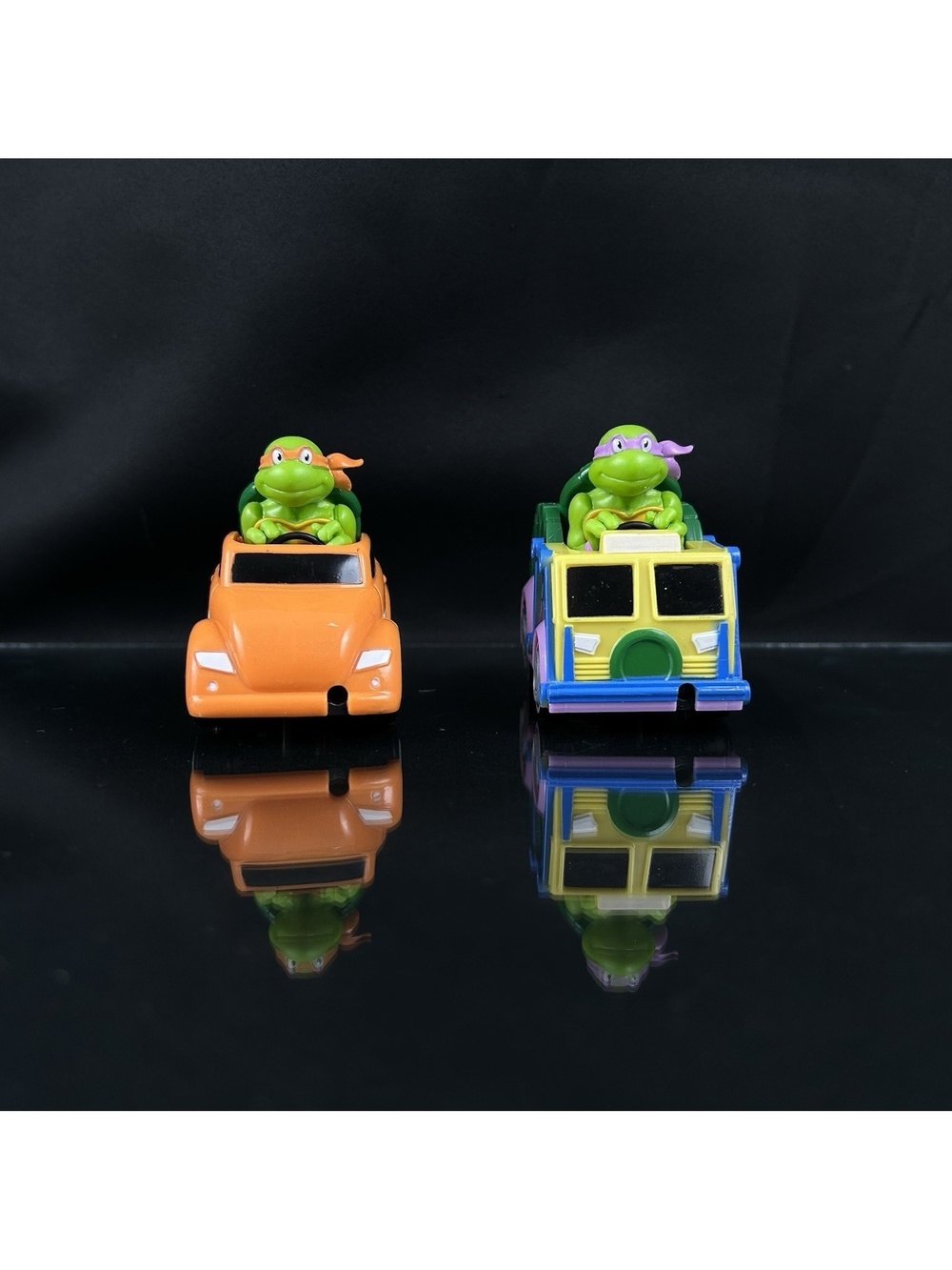 TMNT Rad Rip Racers Michelangelo Donatello Raphael Leonardo with 2 Rip Cords - Picture 2 of 15